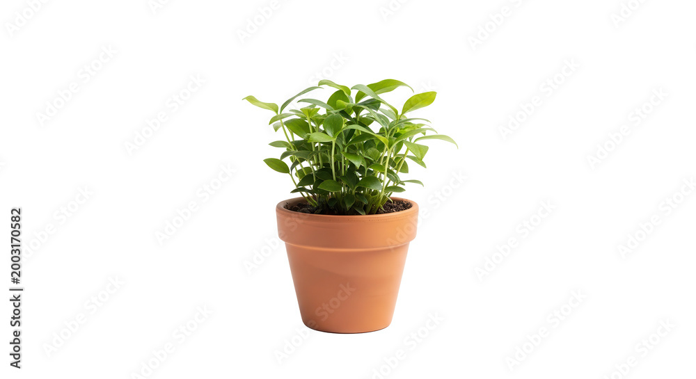 Fototapeta premium Plant isolated on white backgroun