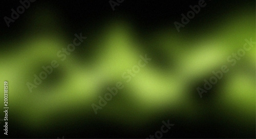 Green glowing abstract cloudy background illustration