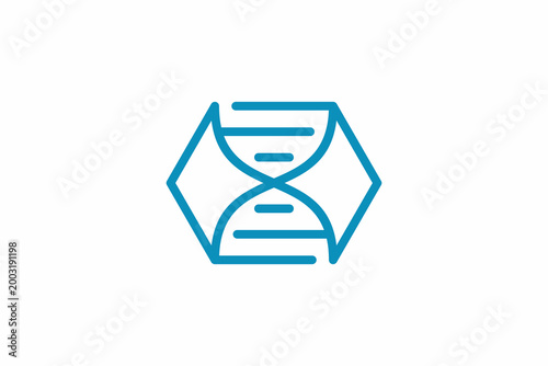 DNA or Genetic Logo 