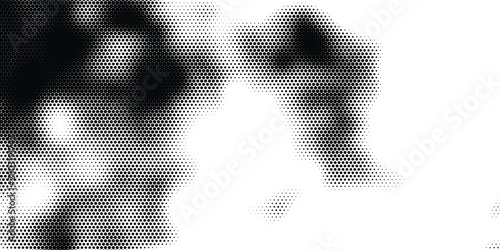 Abstract halftone sunburst background. Pop art comic book strip cover design. Modern trendy design in Vector Illustration