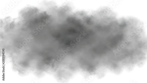 Atmospheric Haze: An ethereal depiction of a swirling grey cloud, suggesting a sense of mystery or impending weather, presented against a clean backdrop.