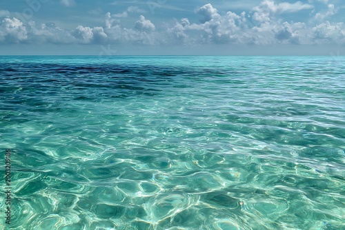 sea and blue sky