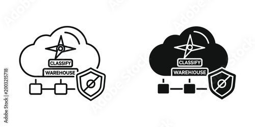 Comparison of cloud-based data classification and warehouse security architectures
