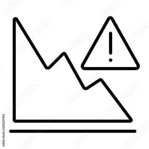 Warning icon vector. alarm Illustration sign. risk symbol. danger logo.