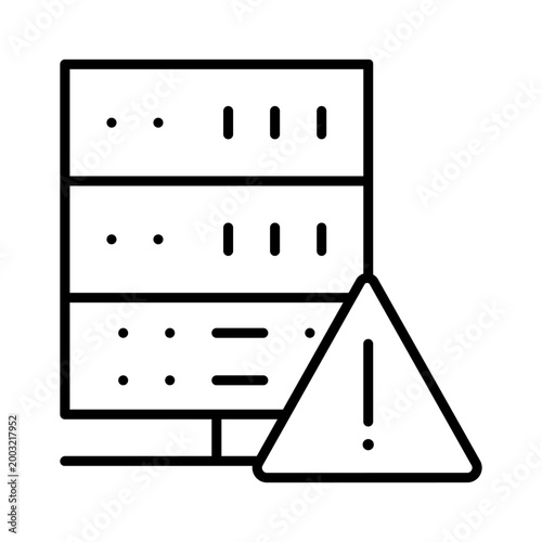 Warning icon vector. alarm Illustration sign. risk symbol. danger logo.