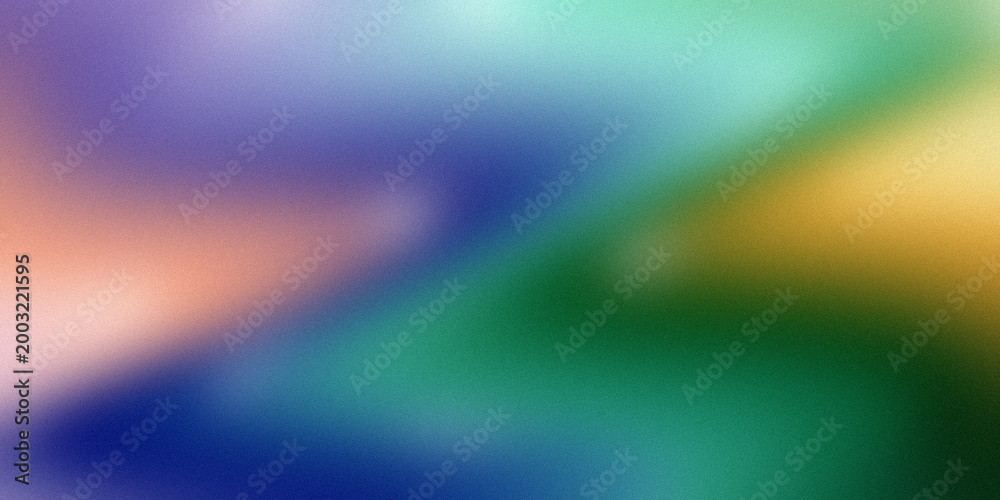 Obraz premium Abstract blurred background with multicolor gradient and grainy texture