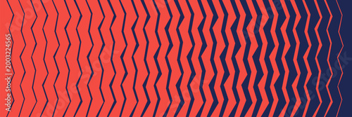 A background with curved lines creating an angular design. Changing color saturation. Dynamic movement. Geometric art. Illustration for a brochure, poster, cover, card, presentation, flyer, or banner.