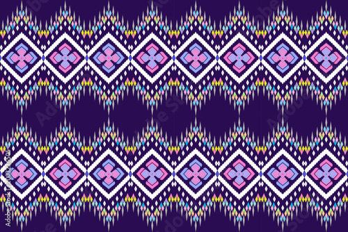 Abstract oriental ethnic geometric pattern design background for fashion, fabric, carpet, embroidery, wallpaper and other designs.