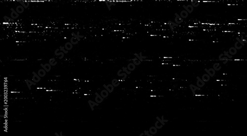 VHS static distortion with analog glitch lines and noise interference, retro television screen error background texture for design use.