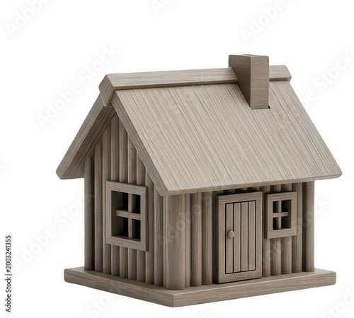 small wooden house png miniature house png toy house png wooden cabin png isolated transparent background image