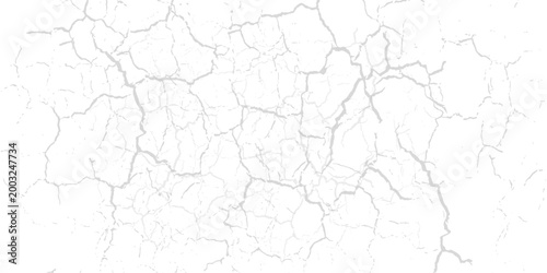 Cracked dry wall texture background. Abstract cracked wall in summer.vector