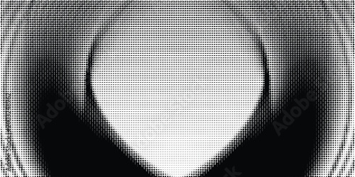 Abstract wave pattern of black triangles on white background