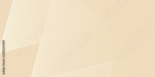Abstract luxury gold background with cream beige paper line, shadow and sparkling light. Elegant 3d paper art banner design for banner, presentation, poster, card, vector illustration.