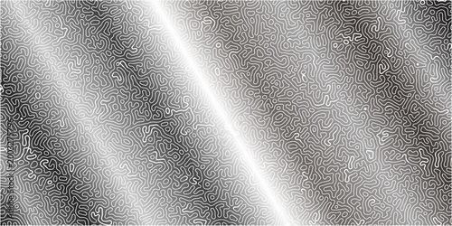 Turing Abstract Pattern suitable for any business. White and grey gradient diffusion reaction seamless pattern. abstract Reaction-diffusion or Turing pattern formation, coral reef, natural texture.	