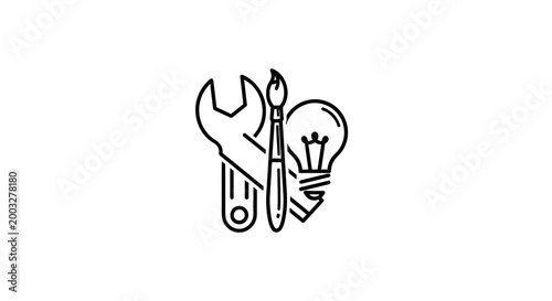 Tools for innovation and repair work.