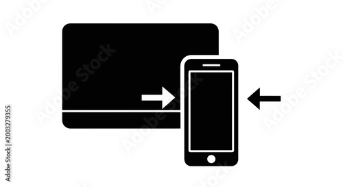 Mobile phone and credit card.