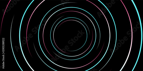 Abstract drawing of multicolor galaxy and stars in universe cartoon illustration