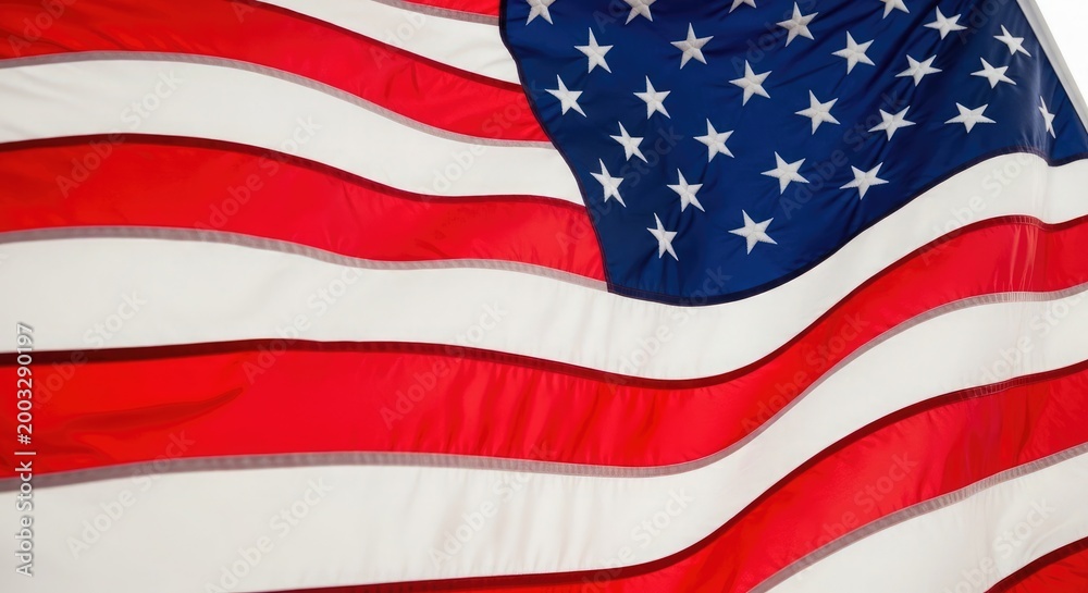 Obraz premium Honoring heroes a patriotic american flag image for memorial day remembrance and national observance