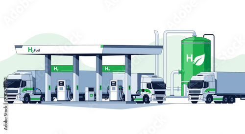 Hydrogen Fueling Station for Heavy Duty Trucks