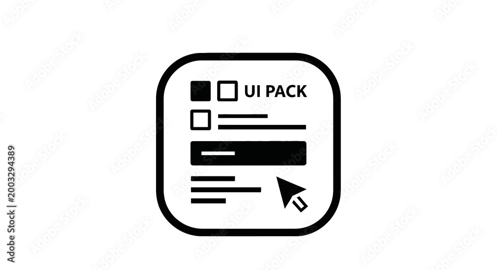Obraz premium User interface design element pack.