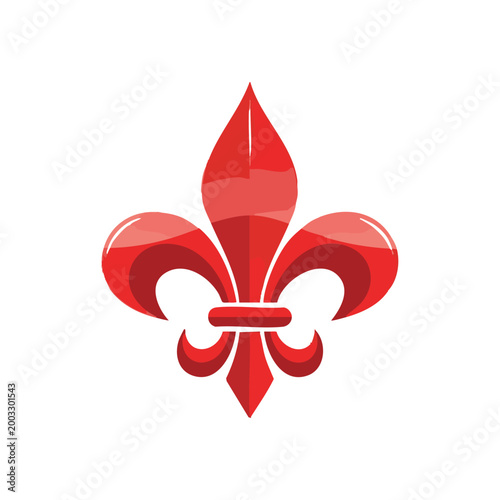 Fleur De Lis Symbol Classic Emblem Illustration
