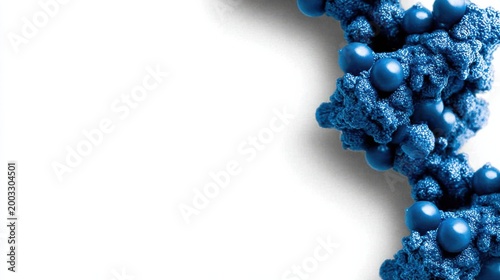 Enzyme reaction concept with substrate binding and catalysis process.