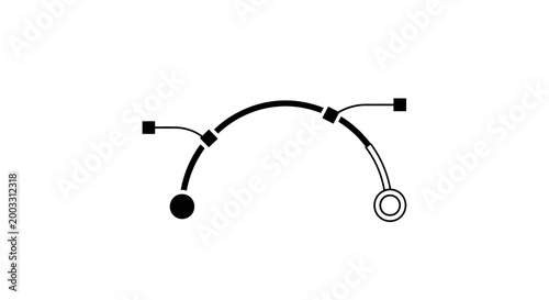 Black and white mechanical robotic arm.