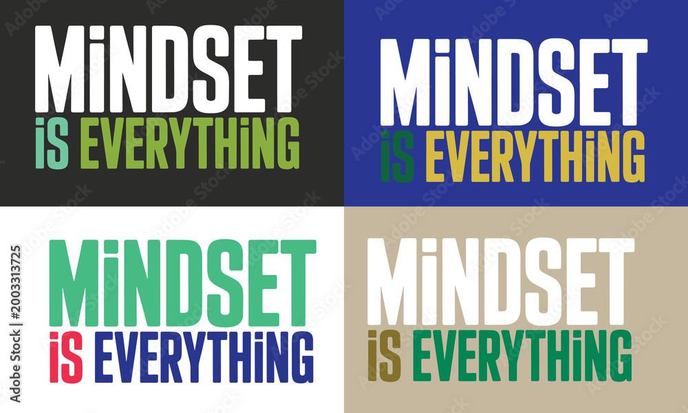 Fototapeta premium Hustle Hard Motivational Typography Set with Bold Grunge and Modern Styles