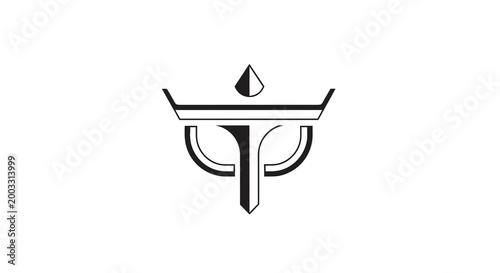Om Hinduism Sacred Symbol Sign.