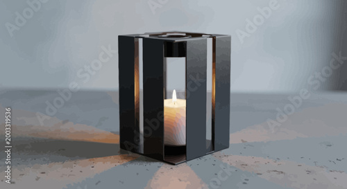 Photos Black Metal Candle Holder Interior Decor.