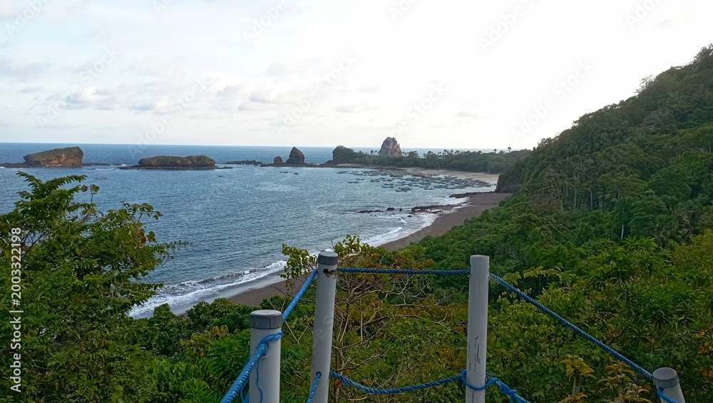 Fototapeta premium path to the sea