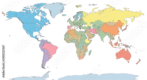 A colorful map of the world (2)