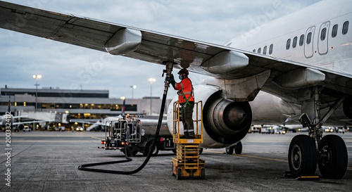 Jet fuel run out due to the crisis. crew operator refueling procedure 