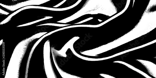 A wild zebra skin texture with black and white striped animal fur patterns creates an abstract nature background for a safari wildlife tattoo design