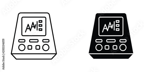 Isometric ecg heart rate monitor devices comparison illustration