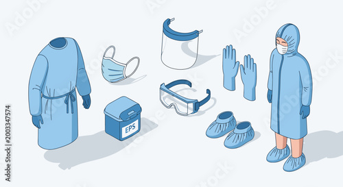 Personal Protective Equipment Collection for Healthcare Professionals.
