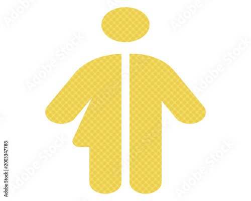 Person Half Dress
