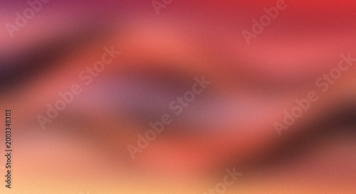 Soft pastel sunset sky with warm clouds Grainy Noise Texture Design for Retro Poster Header and Web Backdrop