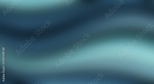 Smooth gradient background with soft blue and green tones Grainy Noise Texture Design for Retro Poster Header and Web Backdrop