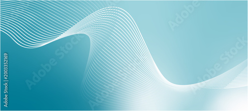 abstract blue wave background