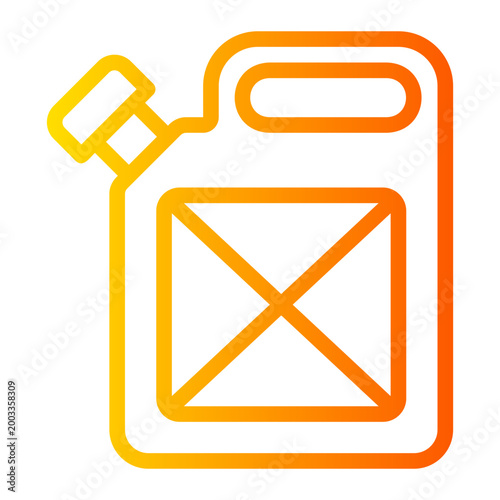 gasoline gradient icon