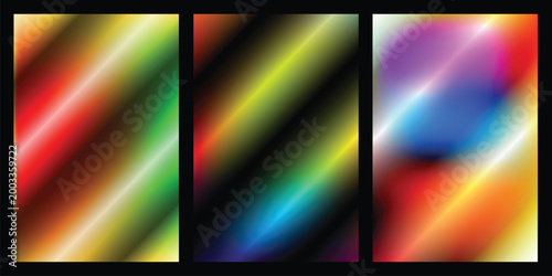 abstract gradient poster vector background