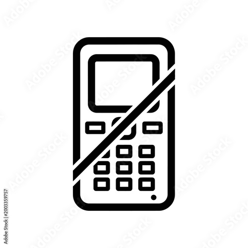 Broken calculator icon isolated on white background vector illustration