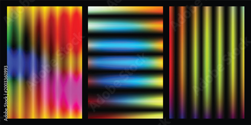 abstract gradient poster vector background