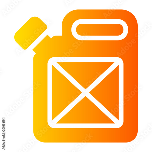 gasoline gradient icon