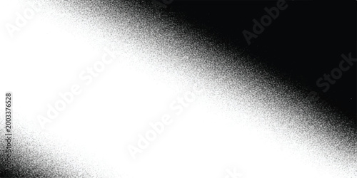 Black and white diagonal grainy gradient texture background for design projects with abstract background gradient monochrome diagonal contrast aesthetic template backdrop splatter