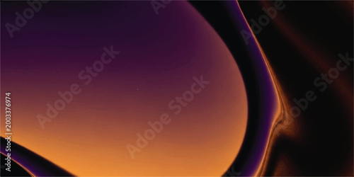 Abstract smooth dark purple and amber gradient background with curved soft shapes abstract background gradient minimalist wallpaper artistic creative composition contemporary backdrop