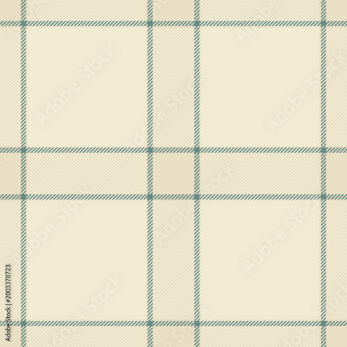 Nostalgic fabric textile pattern, overlayed texture seamless background. Packing plaid vector check tartan in light and pastel colors.