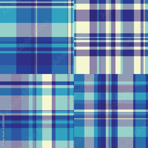 Plaid collection perfect for mixed media and digital designs. Vector files scale without losing quality.