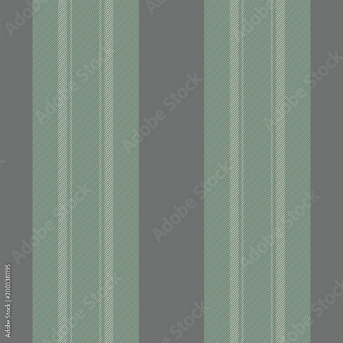 Sontour stripe pattern background, ribbon textile seamless texture. Vpartment vertical fabric lines vector in medium gray and pastel colors.